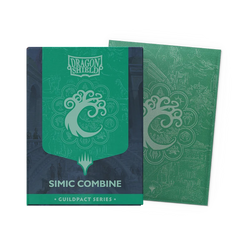 Dragon Shield Matte Dual Sleeve 100ct - MTG Guildpact - Simic Combine