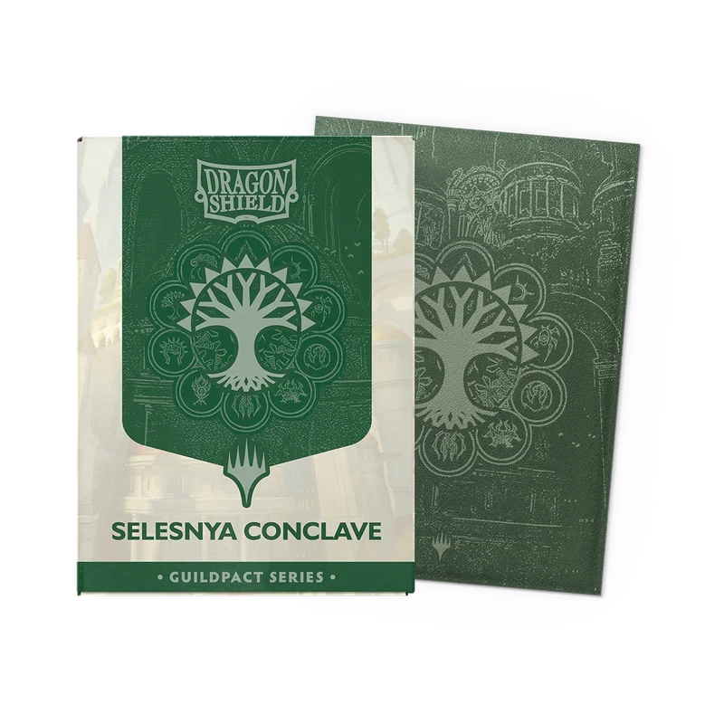 Dragon Shield Matte Dual Sleeve 100ct - MTG Guildpact - Selesnya Conclave
