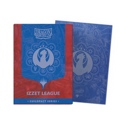 Dragon Shield Matte Dual Sleeve 100ct - MTG Guildpact - Izzet League