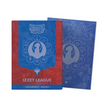 Dragon Shield Matte Dual Sleeve 100ct - MTG Guildpact - Izzet League