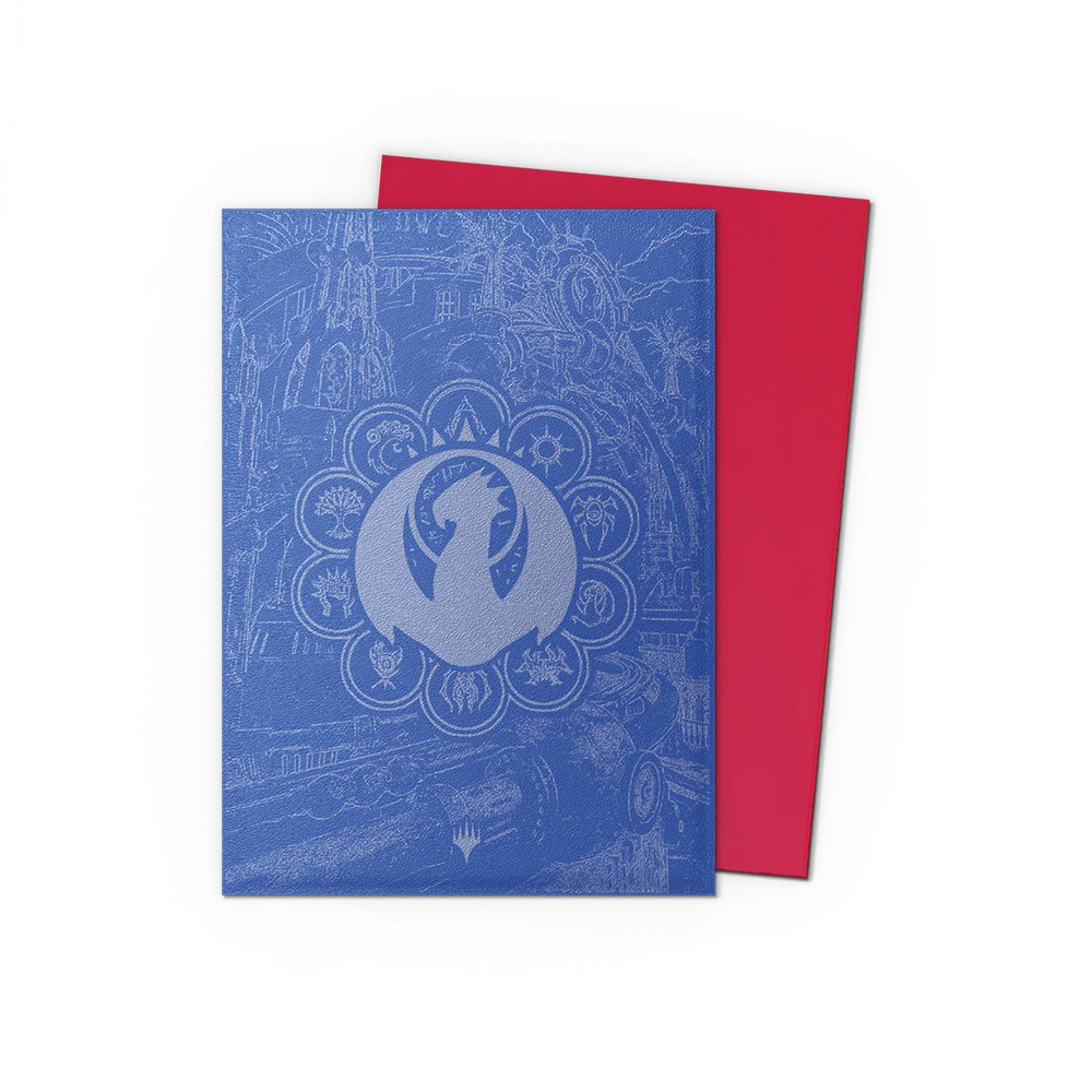 Dragon Shield Matte Dual Sleeve 100ct - MTG Guildpact - Izzet League