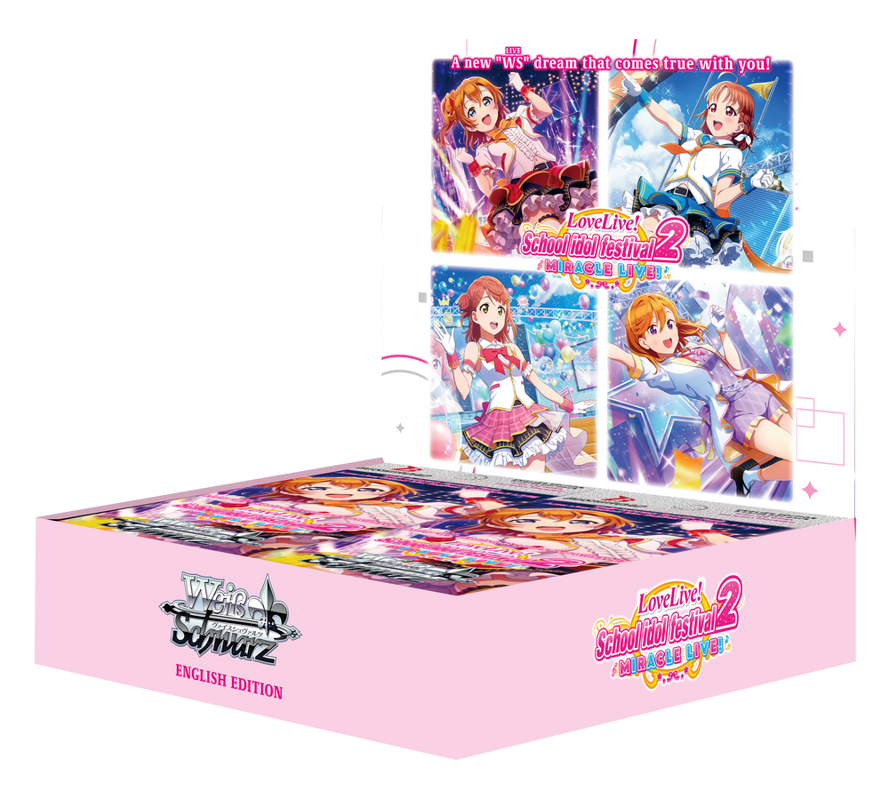 Weiss Schwarz Love Live School Idol Festival 2 MIRACLE LIVE! Booster Box