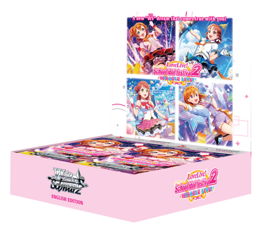 Weiss Schwarz Love Live School Idol Festival 2 MIRACLE LIVE! Booster Box