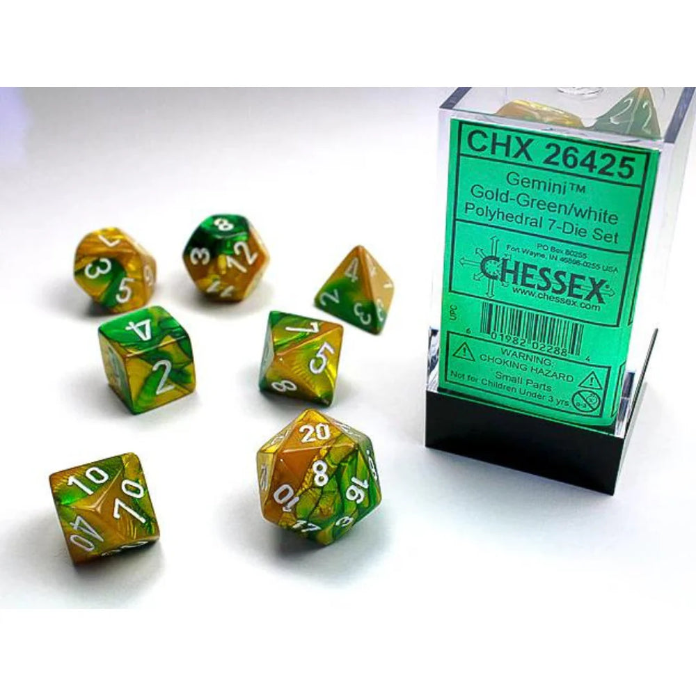 Chessex Gemini Polyhedral 7 Die Set