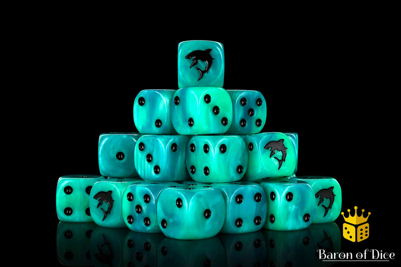 Baron of Dice - Carcharodon "Great White Shark" Dice