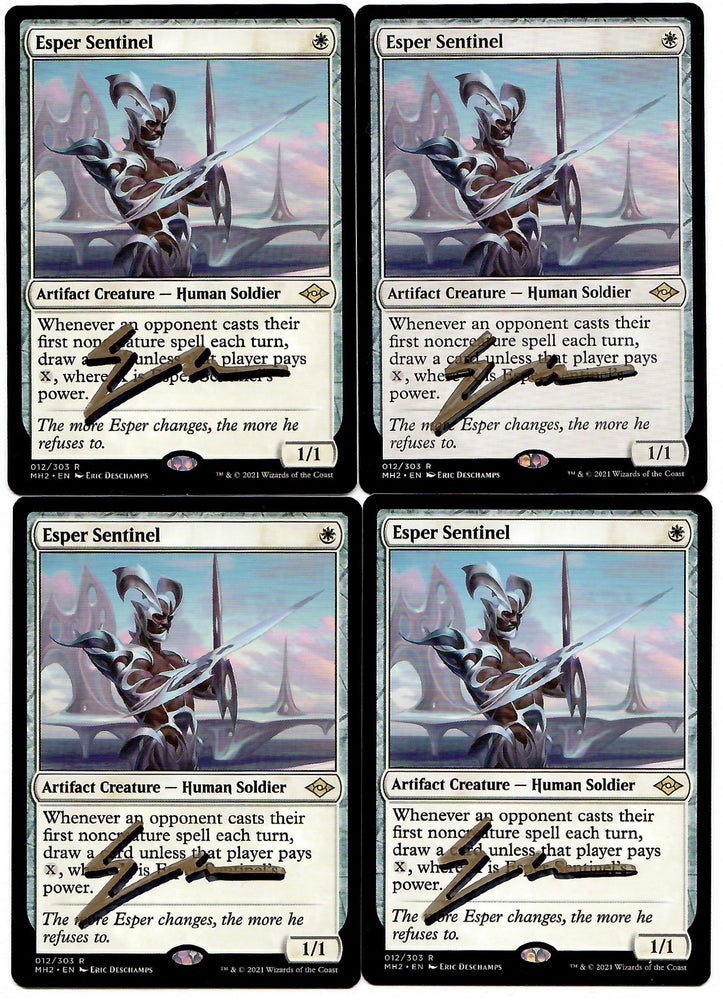 Scan #431 - Esper Sentinel x4 - Signed Playset