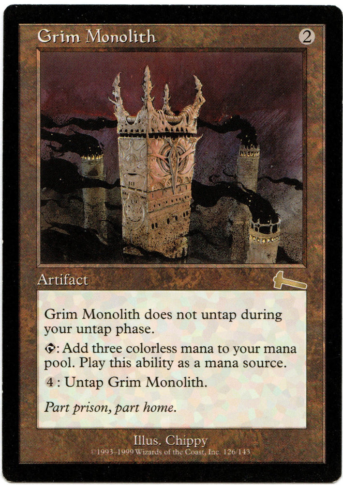 Scan #435 - Grim Monolith - Urza's Legacy