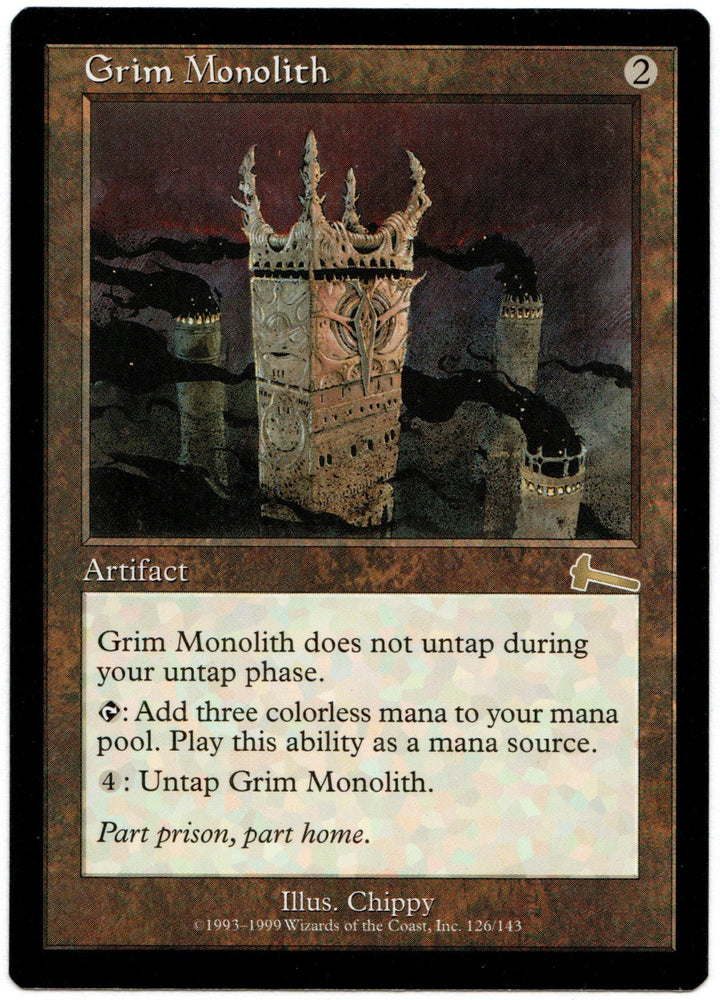 Scan #436 - Grim Monolith - Urza's Legacy