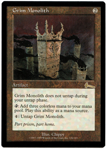 Scan #436 - Grim Monolith - Urza's Legacy