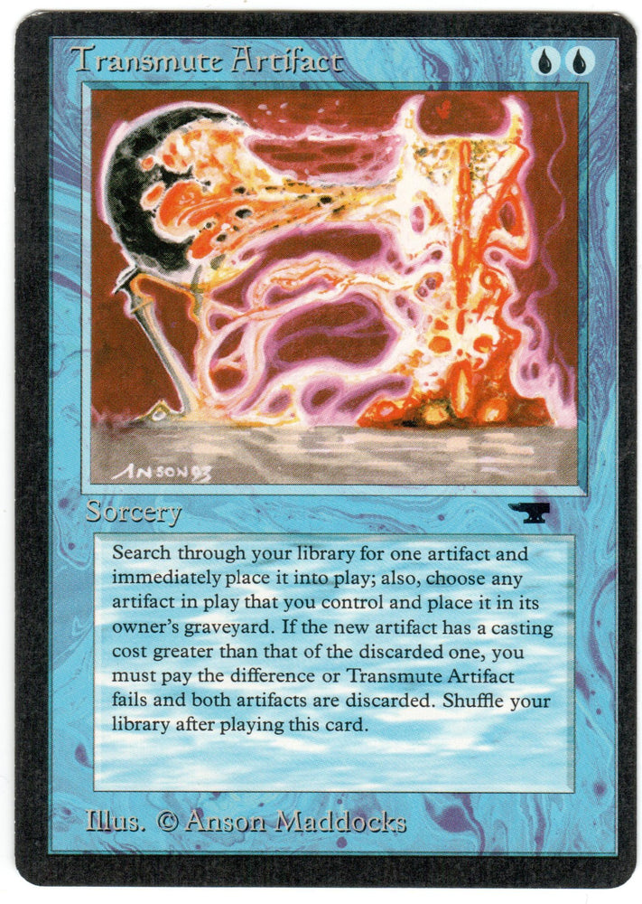 Scan #0101 - Transmute Artifact - Antiquities