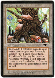 Scan HV-0102 - Mishra's Factory (Light Green) - Antiquities