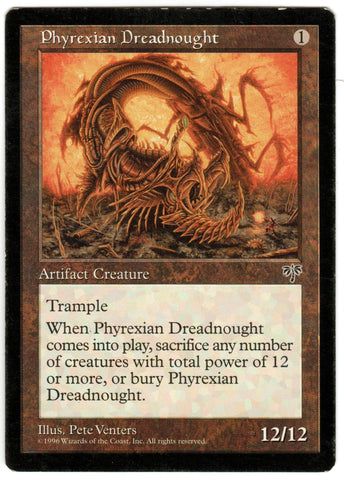 Scan HV-0105 - Phyrexian Dreadnought - Mirage