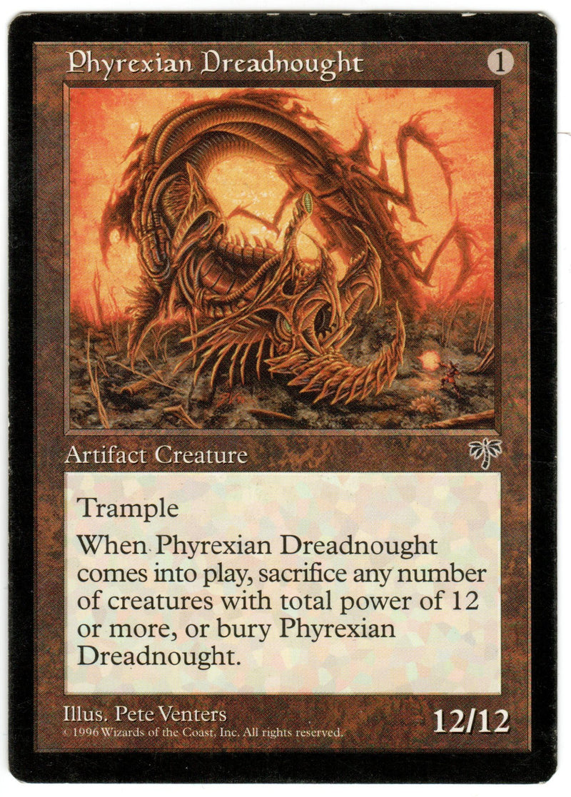 ファイレクシアン•ドレッドノート　phyrexian dreadnought B Scan HV-0105 - Phyrexian Dreadnought - Mirage