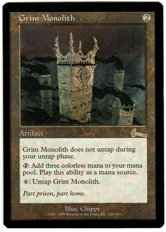 Scan HV-0186 - Grim Monolith - Urza's Legacy