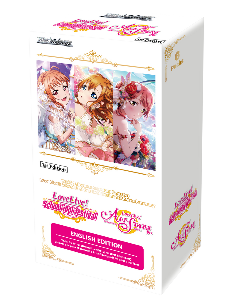 Weiss Schwarz Love Live! School idol festival Series 10th Anniversary Premium Booster Box