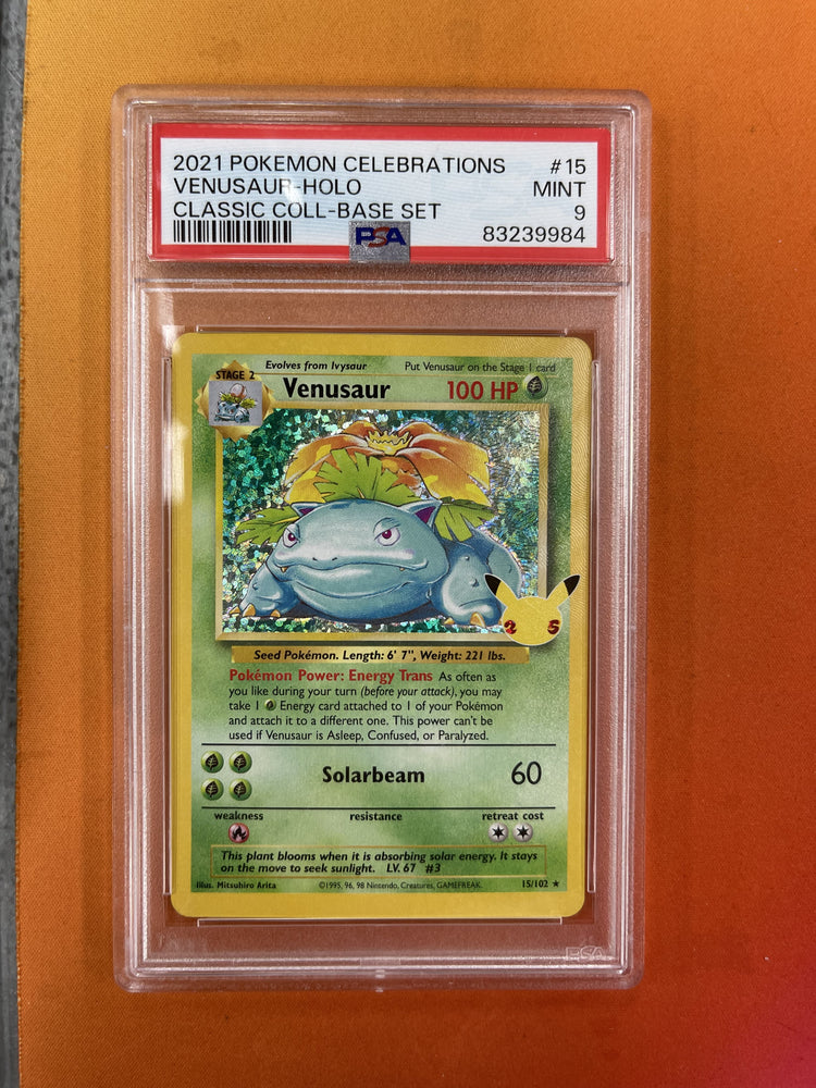 Venusaur Celebrations Holo - PSA 9
