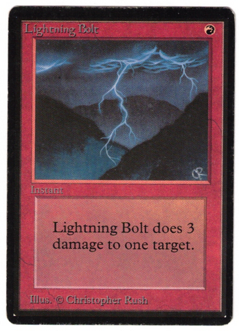 Scan #209 Lightning Bolt Beta