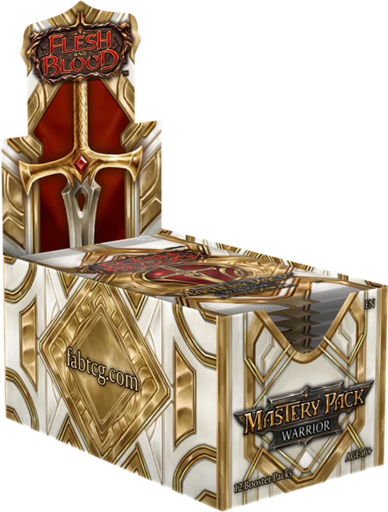 Flesh & Blood - Mastery Pack Warrior Booster Box [PREORDER] (Available August 7th)
