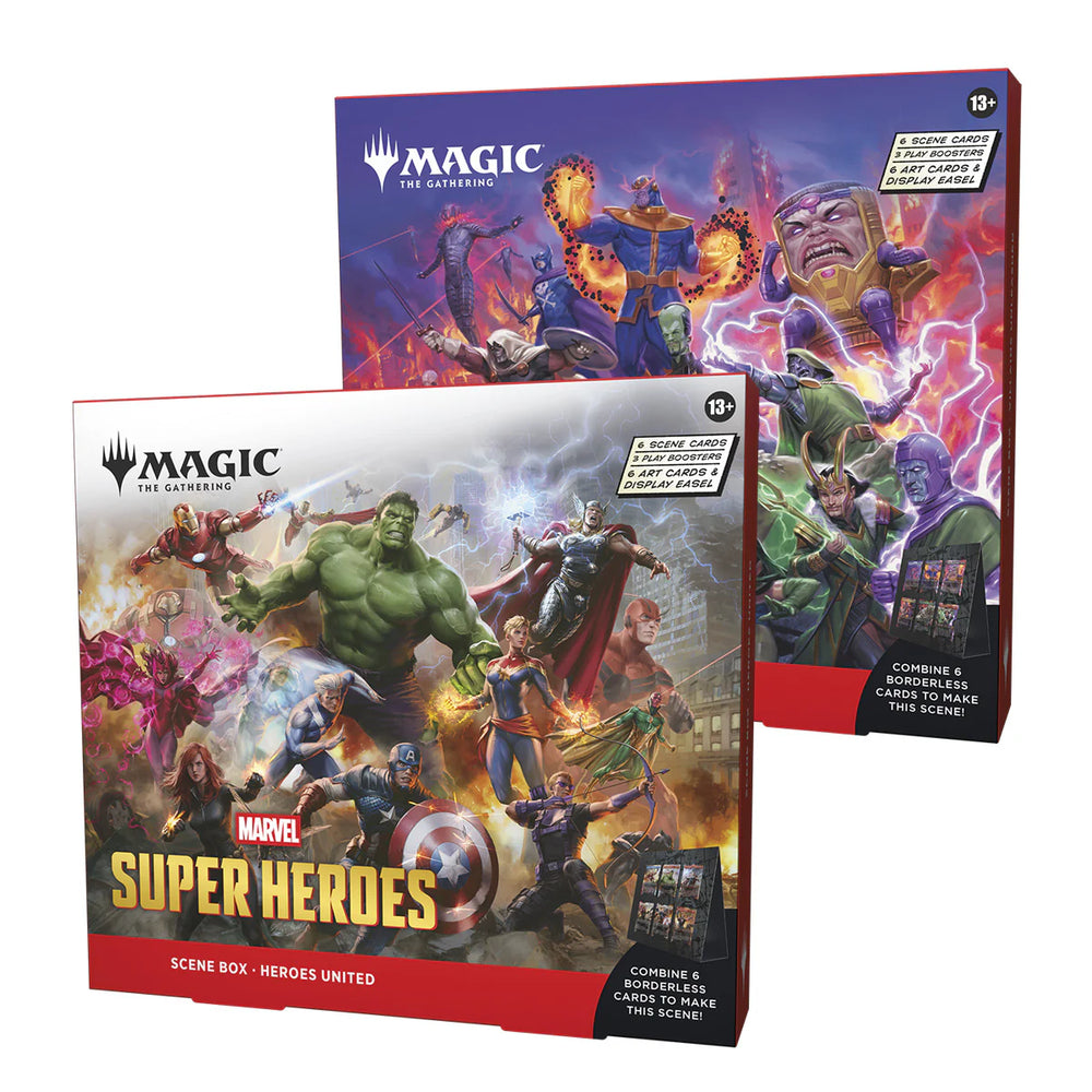 Marvel Super Heroes Scene Box - Set of 2 [PREORDER] (Available June 19th)