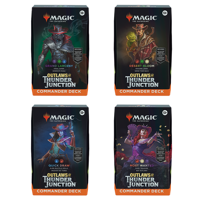 mtg desert bloom commander deck Magic: The Gathering Outlaws of Thunder Junction The Outlaws of Thunder Junction Desert Bloom Commander Deck includes 1 Red Desert Bloom Commander Deck |