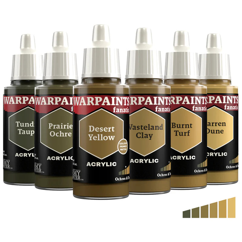 The Army Painter Fanatic Paints: Ochres & Tans