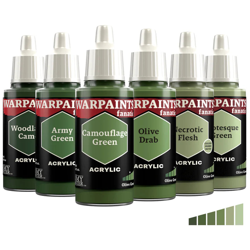 The Army Painter Fanatic Paints: Olive Greens