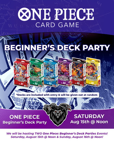 One Piece Beginner's Deck Party 2026 | Saturday Ticket
