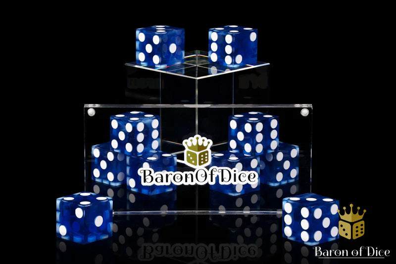 Baron of Dice - Precision Blue Dice