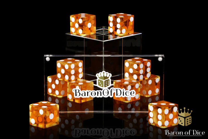 Baron of Dice - Precision Orange Dice