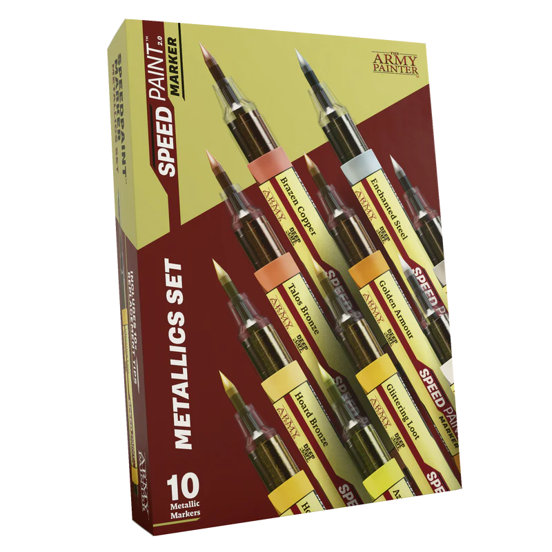 The Army Painter - Speedpaint Marker Metallics Set