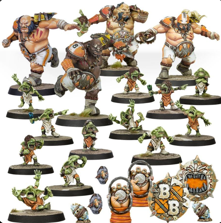 Ogre Blood Bowl Team – Fire Mountain Gut Busters
