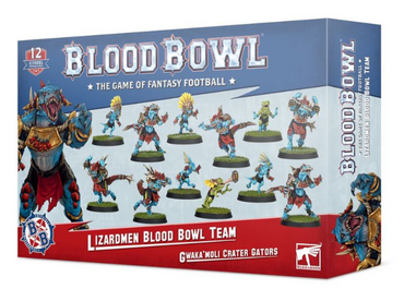 Lizardmen Blood Bowl Team – Gwaka'moli Crater Gators
