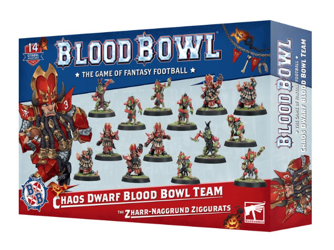Chaos Dwarf Blood Bowl Team: The Zharr-Naggrund Ziggurats