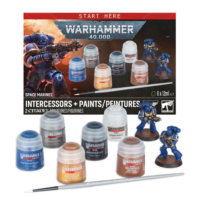SPACE MARINE INTERCESSORS +PAINTS