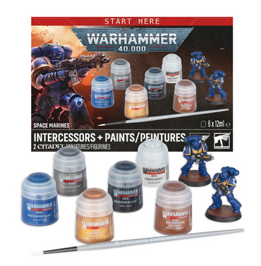 SPACE MARINE INTERCESSORS +PAINTS Preorder (07/25/26)