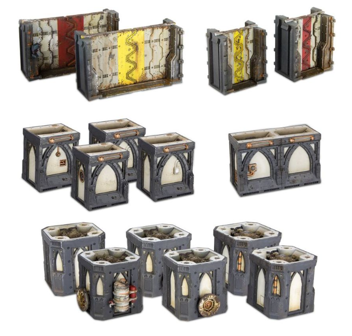 Necromunda Zone Mortalis Columns and Walls