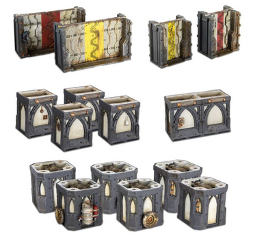 Necromunda Zone Mortalis Columns and Walls