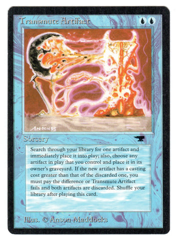 Scan #645 - Transmute Artifact - Antiquities