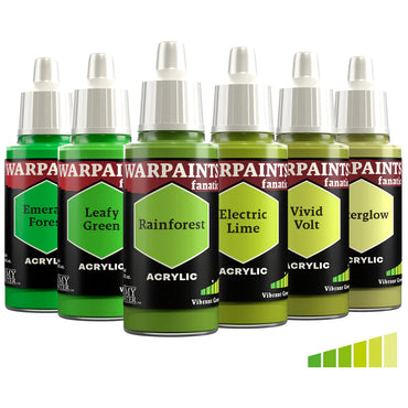 The Army Painter Fanatic Paints: Vibrant Greens