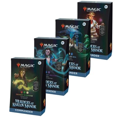 mtg murder at karlov manor commander decks Amazon.com: Magic: The Gathering Murders at Karlov Manor Commander Deck