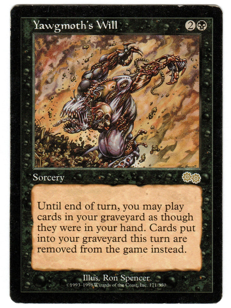 Scan #647 - Yawgmoth's Will - Urza's Saga