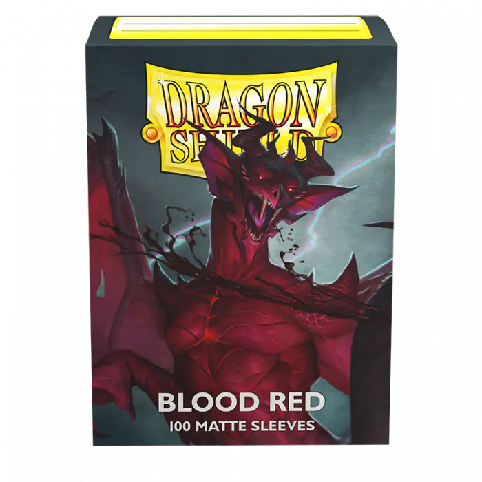 Dragon Shield Standard Sleeve 100ct - Matte Blood Red