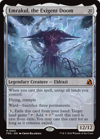 Emrakul, the Exigent Doom [Reality Fracture]