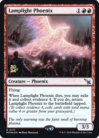 Lamplight Phoenix [Murders at Karlov Manor Prerelease Promos]
