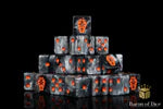 Baron of Dice - Day of the Dead Dice - Orange Coffin