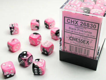Chessex Gemini D6 36pack Dice