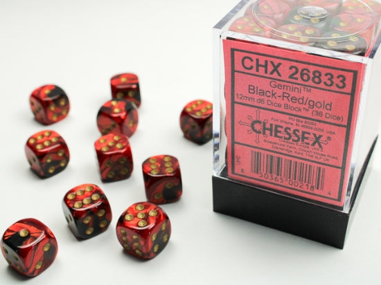 Chessex Gemini D6 36pack Dice