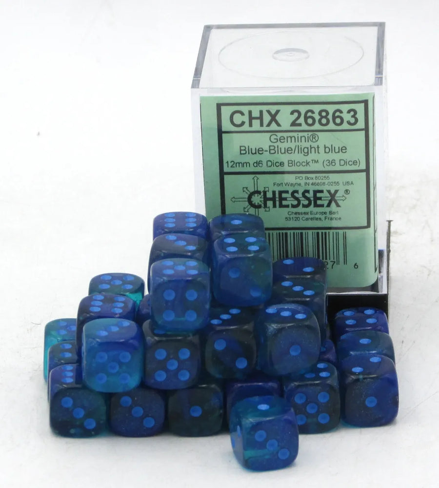 Chessex Gemini D6 36pack Dice