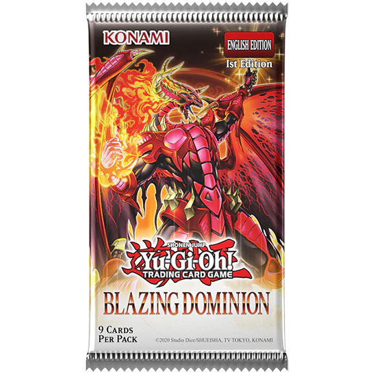 Yu-Gi-Oh Blazing Dominion Booster Pack