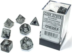 Chessex Borealis Polyhedral 7 Die Set